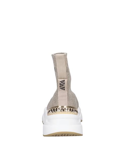 Sneakers in tessuto elasticizzato EMANUELLE VEE | 432P-803-11-T036BEIGE
